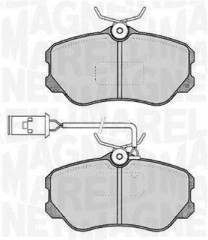 363916060226 Sada brzdových destiček, kotoučová brzda MAGNETI MARELLI