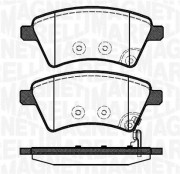 363916060241 Sada brzdových destiček, kotoučová brzda MAGNETI MARELLI