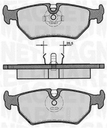 363916060242 Sada brzdových destiček, kotoučová brzda MAGNETI MARELLI