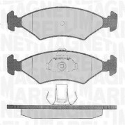 363916060248 Sada brzdových destiček, kotoučová brzda MAGNETI MARELLI