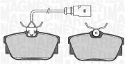 363916060258 Sada brzdových destiček, kotoučová brzda MAGNETI MARELLI