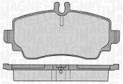 363916060301 Sada brzdových destiček, kotoučová brzda MAGNETI MARELLI