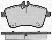 363916060302 Sada brzdových destiček, kotoučová brzda MAGNETI MARELLI