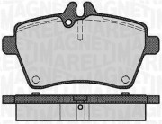 363916060309 Sada brzdových destiček, kotoučová brzda MAGNETI MARELLI