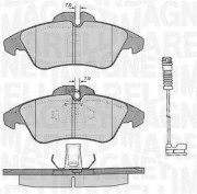 363916060321 Sada brzdových destiček, kotoučová brzda MAGNETI MARELLI