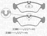 363916060323 Sada brzdových destiček, kotoučová brzda MAGNETI MARELLI