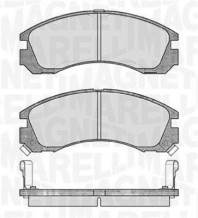 363916060339 Sada brzdových destiček, kotoučová brzda MAGNETI MARELLI