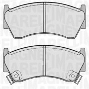 363916060343 Sada brzdových destiček, kotoučová brzda MAGNETI MARELLI