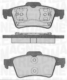 363916060349 Sada brzdových destiček, kotoučová brzda MAGNETI MARELLI