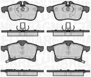 363916060364 Sada brzdových destiček, kotoučová brzda MAGNETI MARELLI