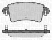 363916060365 Sada brzdových destiček, kotoučová brzda MAGNETI MARELLI