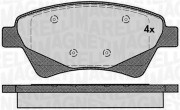 363916060380 Sada brzdových destiček, kotoučová brzda MAGNETI MARELLI