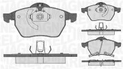 363916060386 Sada brzdových destiček, kotoučová brzda MAGNETI MARELLI