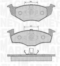 363916060390 MAGNETI MARELLI sada brzdových platničiek kotúčovej brzdy 363916060390 MAGNETI MARELLI