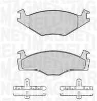 363916060392 Sada brzdových destiček, kotoučová brzda MAGNETI MARELLI