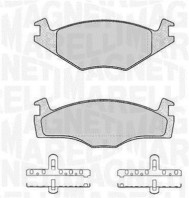 363916060394 Sada brzdových destiček, kotoučová brzda MAGNETI MARELLI