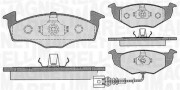 363916060396 Sada brzdových destiček, kotoučová brzda MAGNETI MARELLI