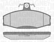 363916060397 Sada brzdových destiček, kotoučová brzda MAGNETI MARELLI