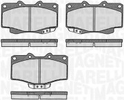 363916060401 Sada brzdových destiček, kotoučová brzda MAGNETI MARELLI