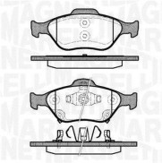 363916060404 Sada brzdových destiček, kotoučová brzda MAGNETI MARELLI