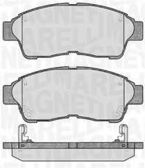 363916060406 Sada brzdových destiček, kotoučová brzda MAGNETI MARELLI