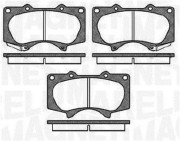 363916060409 Sada brzdových destiček, kotoučová brzda MAGNETI MARELLI