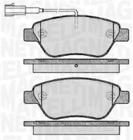 363916060430 Sada brzdových destiček, kotoučová brzda MAGNETI MARELLI