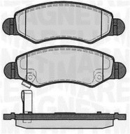 363916060450 Sada brzdových destiček, kotoučová brzda MAGNETI MARELLI