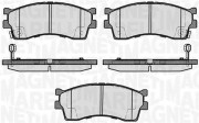 363916060458 Sada brzdových destiček, kotoučová brzda MAGNETI MARELLI