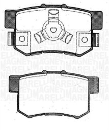 363916060463 Sada brzdových destiček, kotoučová brzda MAGNETI MARELLI