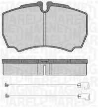 363916060474 Sada brzdových destiček, kotoučová brzda MAGNETI MARELLI