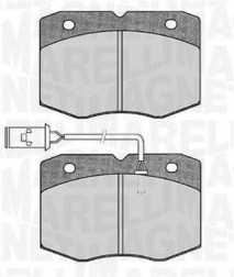 363916060475 Sada brzdových destiček, kotoučová brzda MAGNETI MARELLI