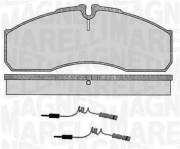 363916060481 Sada brzdových destiček, kotoučová brzda MAGNETI MARELLI