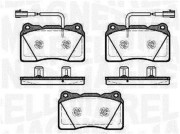 363916060501 Sada brzdových destiček, kotoučová brzda MAGNETI MARELLI