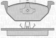 363916060515 Sada brzdových destiček, kotoučová brzda MAGNETI MARELLI