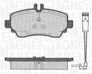 363916060517 Sada brzdových destiček, kotoučová brzda MAGNETI MARELLI