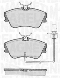 363916060528 Sada brzdových destiček, kotoučová brzda MAGNETI MARELLI