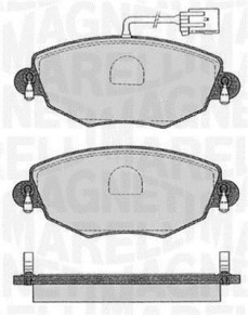 363916060550 Sada brzdových destiček, kotoučová brzda MAGNETI MARELLI