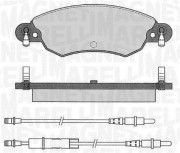 363916060565 Sada brzdových destiček, kotoučová brzda MAGNETI MARELLI