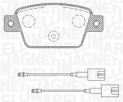 363916060568 Sada brzdových destiček, kotoučová brzda MAGNETI MARELLI