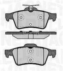 363916060570 Sada brzdových destiček, kotoučová brzda MAGNETI MARELLI