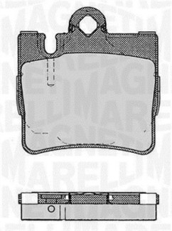 363916060584 MAGNETI MARELLI sada brzdových platničiek kotúčovej brzdy 363916060584 MAGNETI MARELLI