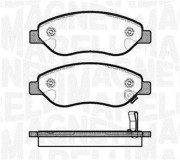 363916060618 Sada brzdových destiček, kotoučová brzda MAGNETI MARELLI