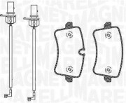 363916060675 Sada brzdových destiček, kotoučová brzda MAGNETI MARELLI