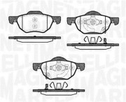 363916060691 Sada brzdových destiček, kotoučová brzda MAGNETI MARELLI