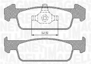 363916060718 Sada brzdových destiček, kotoučová brzda MAGNETI MARELLI