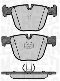 363916060737 Sada brzdových destiček, kotoučová brzda MAGNETI MARELLI