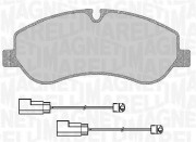 363916060741 Sada brzdových destiček, kotoučová brzda MAGNETI MARELLI