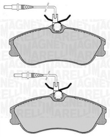 363916060786 Sada brzdových destiček, kotoučová brzda MAGNETI MARELLI