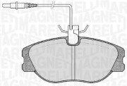 363916060787 Sada brzdových destiček, kotoučová brzda MAGNETI MARELLI